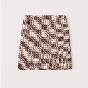NWT Abercrombie Plaid Mini Skirt